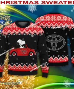 Snoopy Driving Car Toyota Initial D Car Racing Logo Ugly Christmas Sweater Gift For Adult