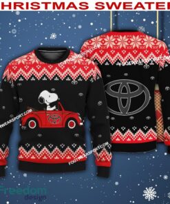 Snoopy Driving Car Toyota Land Cruiser Car Racing Logo Ugly Christmas 3D Sweater Gift Holidays