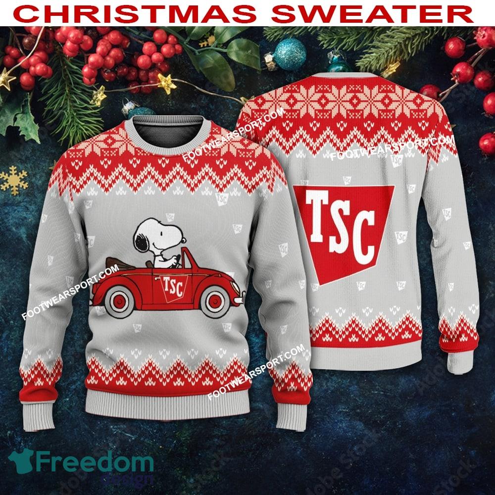 Snoopy Driving Car TRACTOR SUPPLY CO Logo Ugly Christmas Sweater Gift Holidays image Snoopy Driving Car TRACTOR SUPPLY CO Logo Ugly Christmas Sweater Gift Holidays - Snoopy Driving Car TRACTOR SUPPLY CO Logo Ugly Christmas Sweater Gift Holidays