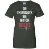 On Thursdays We Watch Greys T Shirt, Tank Top, Hoodies