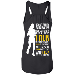 Running T-Shirt: I don't run to win races women tee