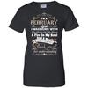 I'm A February Girl I Was Born With My Heart On My Sleeve T-Shirts, Tank Top