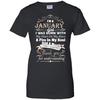 I'm A January Girl I Was Born With My Heart On My Sleeve T-Shirts, Tank Top